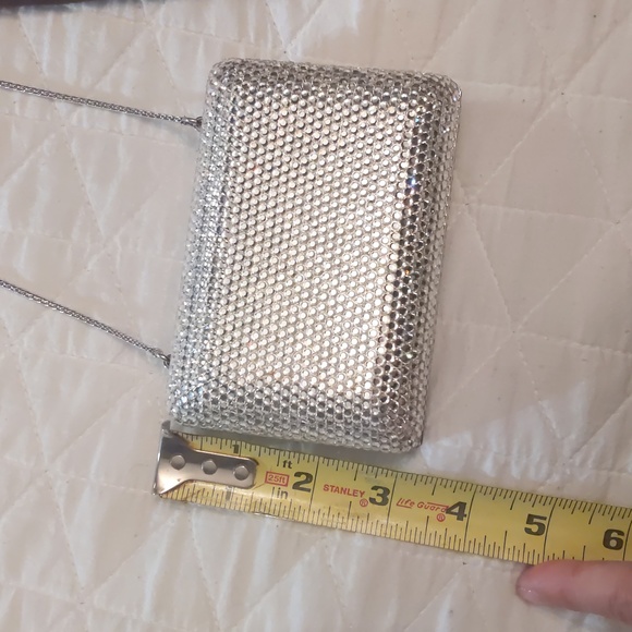 Euc Judith Leiber small sparkle evening clutch bag Vintage - Picture 9 of 15